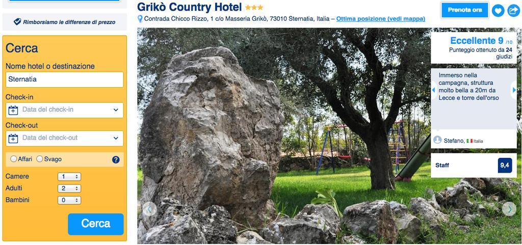 Griko Country Hotel Лечче Екстер'єр фото